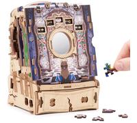 iDventure Cluepuzzle Wonderbox of Alice | Escape Room Jeu avec puzzle | Puzzle 3D en bois d'Alice au pays des merveilles | Coffret cadeau | Coffre au trésor | Boîte à énigmes séquentielles | Cadeau