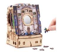 iDventure Cluepuzzle Wonderbox of Alice | Escape Room Jeu avec puzzle | Puzzle 3D en bois d'Alice au pays des merveilles | Coffret cadeau | Coffre au trésor | Boîte à énigmes séquentielles | Cadeau
