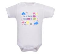 IDYLEA Body bébé Fais de ta vie un rêve, et d’un rêve une réalité - Message poétique - Coton Oeko-Tex - Manches longues ou courtes