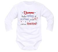 IDYLEA Body bébé La femme la plus formidable et exceptionnelle à mon cœur - Déclaration d’amour personnalisée - Variantes disponibles : Mamie, Maman, Marraine, Tatie…