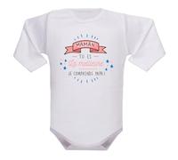 IDYLEA Body bébé Maman tu es la meilleure, je comprends papa - Message rigolo - Coton doux certifié - Fabriqué en France