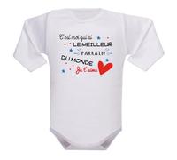 IDYLEA Body bébé « Meilleur Papa du Monde » - Cadeau fête des pères ou naissance - 100% coton - Message d’amour touchant - Variantes disponibles