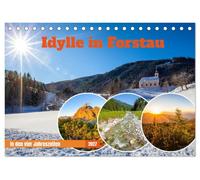 Idylle in Forstau (Tischkalender 2027 DIN A5 quer), CALVENDO Monatskalender: Wunderschöne Impressionen aus Forstau in den vier Jahreszeiten