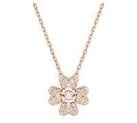 Idyllia - Blanc Doré Rose - Pendentif - Swarovski