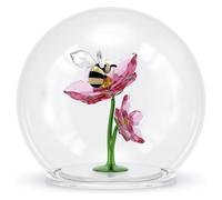 Idyllia Boule de Verre Abeille et Fleurs OS