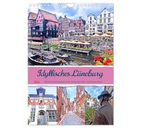 Idyllisches Lüneburg. Historische Fassaden und Giebel der Salz- und Hansestadt (Wandkalender 2026 DIN A4 hoch), CALVENDO Monatskalender: Backsteingotik und Romantik pur in pittoresken Stadtansichten