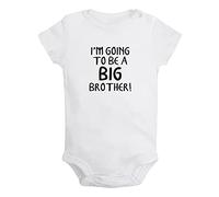 iDzn I'm Going to be a Big brother Funny Barboteuses pour nouveau-né Body pour bébé Combinaisons Nouveauté Tenues Onesies
