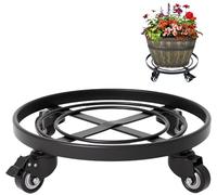 Idzo 1 étagère ronde carrée en métal de 35,6 cm