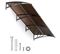 IDZO 40''x120'' Awnings for Doors, SPF 50+ UV-Protective Window Awning Exterior with Aluminum Alloy Connector, Use for Front Doors/Windows Overhang Awning for Sun Shutter, UV, Rain, Snow Protection