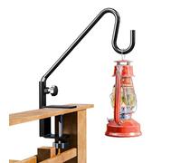 IDZO Crochet de terrasse pour mangeoire à oiseaux, mangeoire à oiseaux de 27,9 cm, suspension pour plantes pour balustrade, pince antidérapante de 7,6 cm