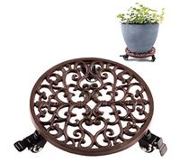 IDZO HY2U Caddies pour jardinières, noir