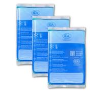 IEA Medical Compresses Froides Chaudes | Set de 3 compresses | 12x20 cm | Packs de froid pour contusions, piqûres d'insectes et autres douleurs | Coussins de froid en (Set de 3 compresses M)