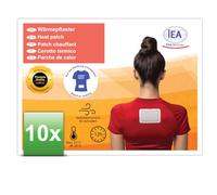 IEA Medical Lot de 10 pansements chauffants pour le corps, le dos, la chaleur profonde, pour les douleurs musculaires et articulaires, menstruations, douleurs abdominales, autocollants, 10 x 13 cm