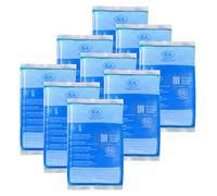 IEA Medical Lot de 6 compresses chaud/froid - 12 x 20 cm - Pour contusions, piqûres d'insectes et autres blessures - Coussin rafraîchissant en gel réutilisable