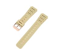 IEAMAIGE Bracelet de rechange convexe en résine étanche pour montre Casio CA-53W CA-61W FT-100W W-520U
