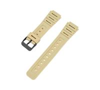 IEAMAIGE Bracelet de rechange convexe en résine étanche pour montre Casio CA-53W CA-61W FT-100W W-520U