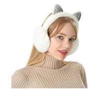 iEasey Cache Oreille pour Filles Femmes dans Peluche Mignonne Conception Fourreau d'oreille Hiver Douce Chaud Cache-Oreilles Pliable Ajustable Earmuff Protège Oreille de Ski Voyage Cadeau Noël