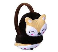 iEasey Cache Oreille pour Filles Garçon dans Peluche Mignonne Conception Fourreau d'oreille Hiver Douce Chaud Cache-Oreilles Pliable Ajustable Earmuff Protège Oreille de Ski Voyage Cadeau Noël