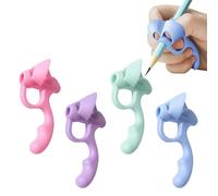 IEBTWN 4 Pièces Aide Écriture, Guide Doigt Ecriture Enfant - Guide Doigt Enfant Pencils Grip Poignées De Crayon Pour Enfants