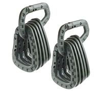 IEBUOBO Lot de 12 mousquetons verts en polymère rigide avec anneaux en D pour l'escalade, l'escalade, le camping, la randonnée, la pêche