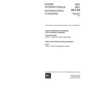 IEC 60068-2-29 Ed. 2.0 b:1987, Environmental testing. Part 2: Tests. Test Eb and guidance: Bump