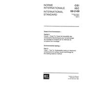 IEC 60068-2-69 Ed. 1.0 b:1995, Environmental testing - Part 2: Tests - Test Te: Solderability testing of electronic components for surface mount technology by the wetting balance method
