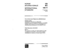 IEC 60169-11 Ed. 1.0 b:1977, Radio-frequency connectors. Part 11: R.F. coaxial connectors with inner diameter of outer conductor 9.5 mm (0.374 in) ... impedance 50 ohms (Type 4.1/9.5)