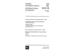 IEC 60191-1B Ed. 1.0 b:1970, Mechanical standardization of semiconductor devices - Part 1: Preparation of drawings of semiconductor devices - Second supplement