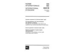 IEC 60231B Ed. 1.0 b:1972, Second supplement: Principles of instrumentation of direct cycle boiling water power reactors