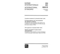 IEC 60231E Ed. 1.0 b:1977, Fifth supplement: Principles of instrumentation of high temperature indirect cycle gas-cooled power reactors (HTGR)