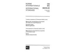 IEC 60235-2C Ed. 1.0 b:1976, Measurement of the electrical properties of microwave tubes - Part 2: General measurements - Third supplement