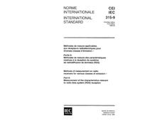 IEC 60315-9 Ed. 1.0 b:1996, Methods of measurement on radio receivers for various classes of emission - Part 9: Measurement of the characteristics relevant to Radio Data System (RDS) reception