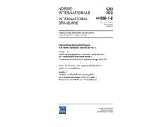 IEC 60332-1-2 Ed. 1.0 b:2004, Tests on electric and optical fibre cables under fire conditions - Part 1-2: Test for vertical flame propagation for a ... or cable - Procedure for 1 kW pre-mixed flame