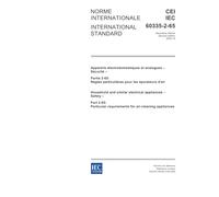IEC 60335-2-65 Ed. 2.0 b:2005, Household and similar electrical appliances - Safety - Part 2-65: Particular requirements for air-cleaning appliances