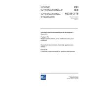 IEC 60335-2-78 Ed. 2.0 b:2005, Household and similar electrical appliances - Safety - Part 2-78: Particular requirements for outdoor barbecues