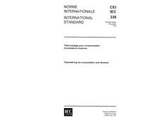 IEC 60338 Ed. 1.0 b:1970, Telemetering for consumption and demand
