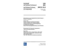 IEC 60512-10-4 Ed. 2.0 b:2003, Connectors for electronic equipment - Tests and measurements - Part 10-4: Impact tests (free components), static load ... - Test 10d: Electrical overload (connectors)