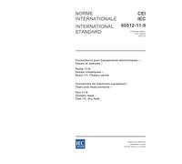 IEC 60512-11-9 Ed. 1.0 b:2002, Connectors for electronic equipment - Tests and measurements - Part 11-9: Climatic tests - Test 11i: Dry heat