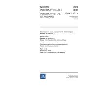 IEC 60512-12-3 Ed. 1.0 b:2006, Connectors for electronic equipment - Tests and measurements - Part 12-3: Soldering tests - Test 12c: Solderability, de-wetting