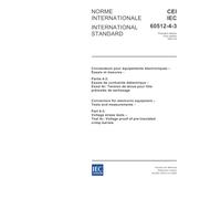 IEC 60512-4-3 Ed. 1.0 b:2002, Connectors for electronic equipment - Tests and measurements - Part 4-3: Voltage stress tests - Test 4c: Voltage proof of pre-insulated crimp barrels