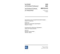 IEC 60512-6-3 Ed. 1.0 b:2002, Connectors for electronic equipment - Tests and measurements - Part 6-3: Dynamic stress tests - Test 6c: Shock