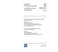 IEC 60512-9-3 Ed. 1.0 b:2006, Connectors for electronic equipment - Tests and measurements - Part 9-3: Endurance tests - Test 9c: Mechanical operation (engaging/separating) with electrical load