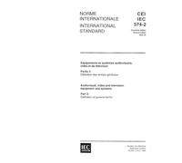 IEC 60574-2 Ed. 2.0 b:1992, Audiovisual, video and television equipment and systems - Part 2: Definition of general terms