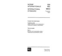 IEC 60584-3 Ed. 1.0 b:1989, Thermocouples. Part 3: Extension and compensating cables - Tolerances and identification system