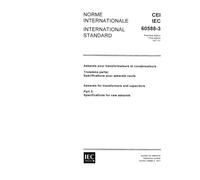 IEC 60588-3 Ed. 1.0 b:1977, Askarels for transformers and capacitors. Part 3: Specifications for new askarels
