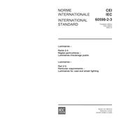 IEC 60598-2-3 Ed. 3.0 b:2002, Luminaires - Part 2-3: Particular requirements - Luminaires for road and street lighting