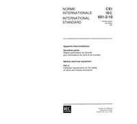 IEC 60601-2-10 Ed. 1.0 b:1987, Medical electrical equipment. Part 2: Particular requirements for the safety of nerve and muscle stimulators