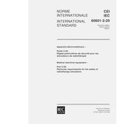IEC 60601-2-29 Ed. 2.0 b:1999, Medical electrical equipment - Part 2-29: Particular requirements for the safety of radiotherapy simulators