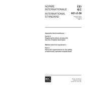 IEC 60601-2-38 Ed. 1.0 b:1996, Medical electrical equipment - Part 2: Particular requirements for the safety of electrically operated hospital beds