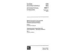 IEC 60654-1 Ed. 2.0 b:1993, Industrial-process measurement and control equipment - Operating conditions - Part 1: Climatic conditions